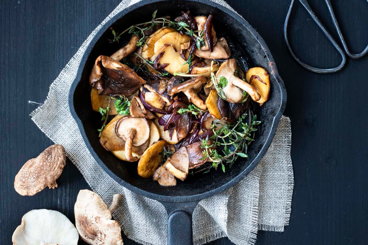 Topinambur-Pfanne mit Shiitake-Pilzen Rezept | Küchengötter